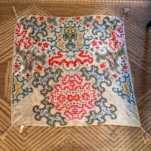 Johnny Was Multicolor Patterned Scarf